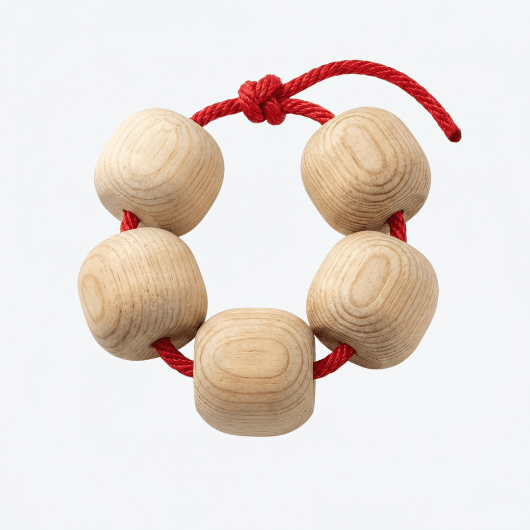 Pulsera de madera (Set de 4)